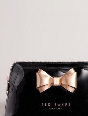 Ted Baker 'Aimee' Glossy Bow Cosmetic Bag